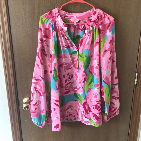 Lilly Pulitzer Tops - Lilly Pulitzer Elsa Blouse